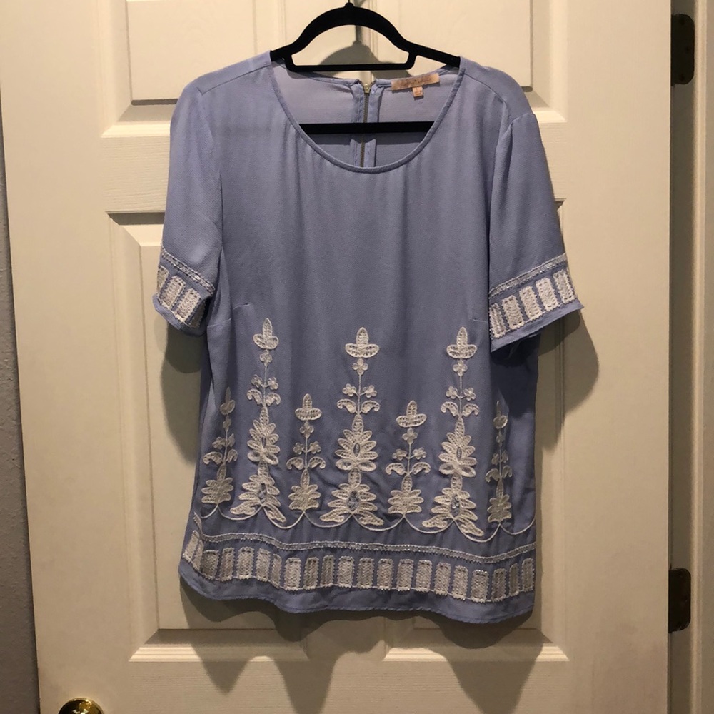 Lavender blouse